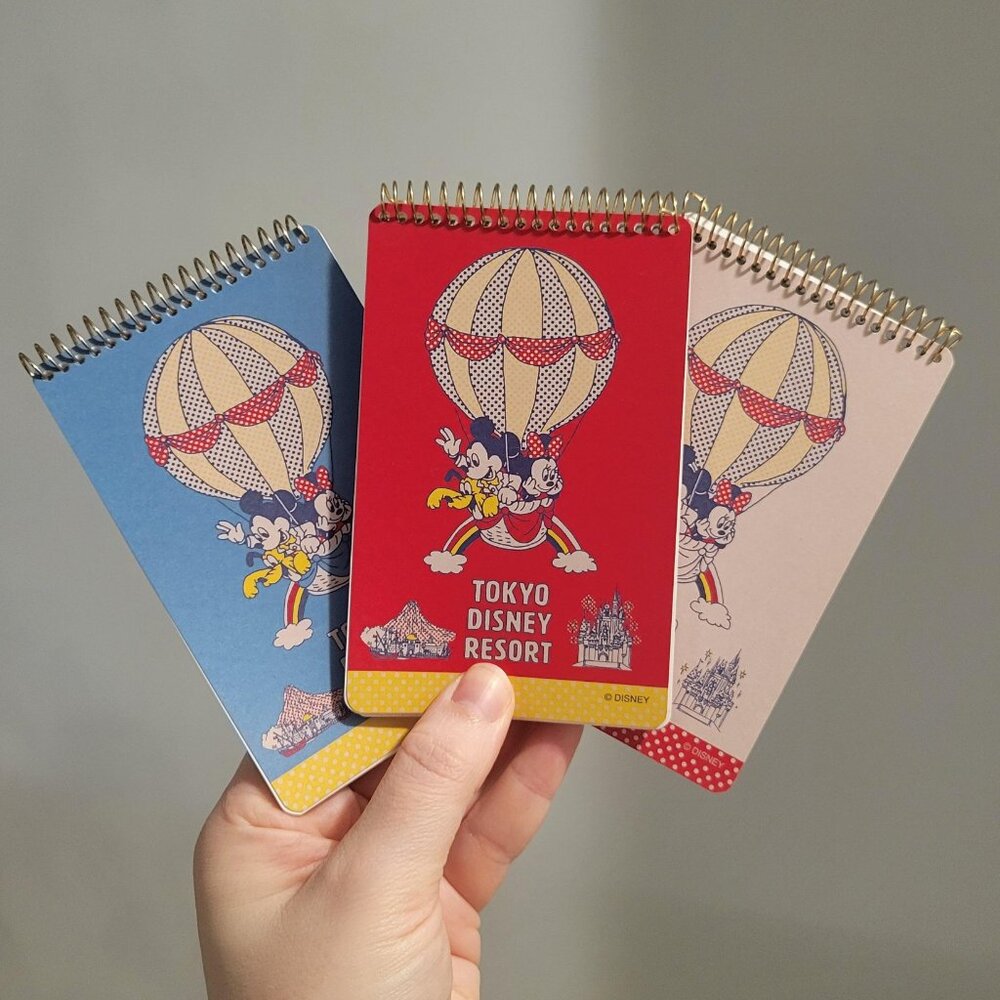 New Tokyo Disney Notebook Trio